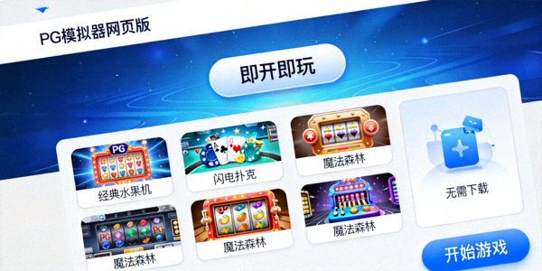 PG模拟器网页版即开即玩功能界面展示 - 浏览器中直接运行PG游戏